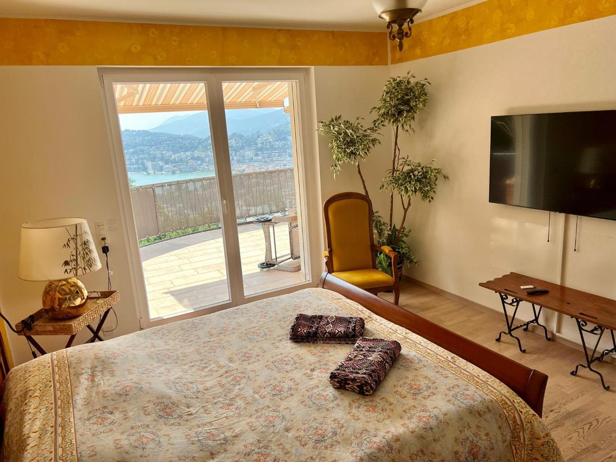 Sonniges Paradies Mit Seeblick Und Panoramaterrasse Lugano Ngoại thất bức ảnh