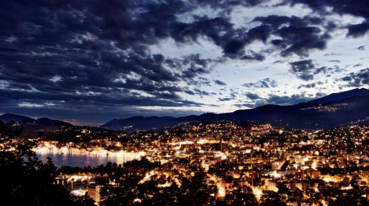 Sonniges Paradies Mit Seeblick Und Panoramaterrasse Lugano Ngoại thất bức ảnh